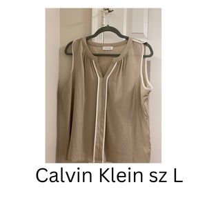 Great for work! Calvin Klein sleeveless top